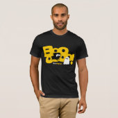 Black Pug Boo. Donkere T-shirts (Voorkant volledig)