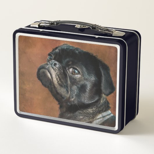 Black Pug Dog (Achterkant)