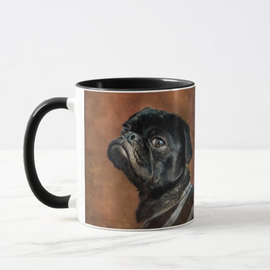 Black Pug Dog Mok (Links)