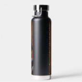 Black Pug Dog Persoonlijk Waterfles (Rechts)