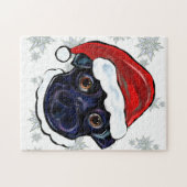 BLACK PUG LEGPUZZEL (Horizontaal)