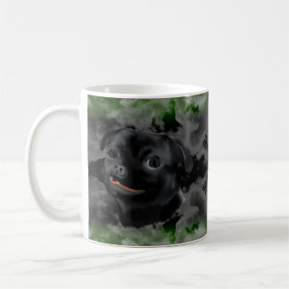 Black Pug-Mok Koffiemok