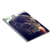 Black Pug Notitieboek (Rechterzijde)