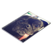 Black Pug Notitieboek (Linkerzijde)