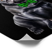 Black Pug Patricks Day Pet Funny St Patricks Day D Poster (Hoek)