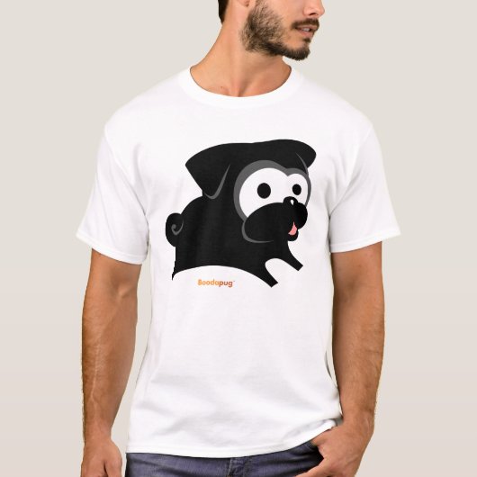Black Pug Play! Shirt (Voorkant)