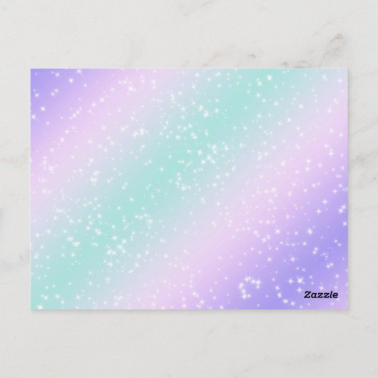 BLACK" PUG PRINCESS" BRIEFKAART (Achterkant)