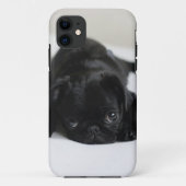 Black Pug Puppy Case-Mate iPhone Case (Achterkant)
