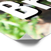 Black Pug Puppy met jas Poster (Hoek)