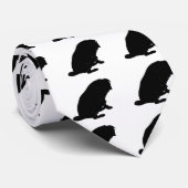 Black Pug Stropdas (Opgerold)