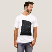 Black Pug T-Shirt (Voorkant volledig)
