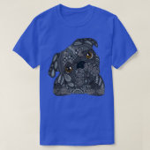 Black Pug T-shirt (Design voorkant)
