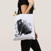Black Pug Tote Bag (Dichtbij)