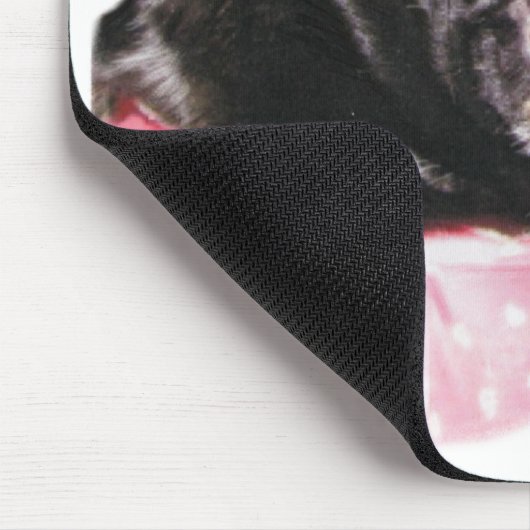 Black Pug Whassup? Muismat (Hoek)