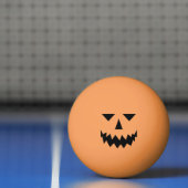 Black Pumpkin Face Ping Pong Ball (Net)