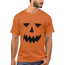 Black Pumpkin Face T-Shirt