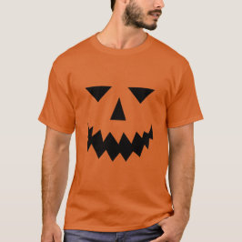 Black Pumpkin Face T-Shirt