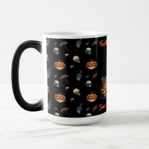 🖤 Black Pumpkin King Halloween Mok 🎃