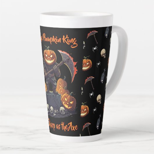 🖤 Black Pumpkin King Halloween Mok 🎃 (Rechterhoek)