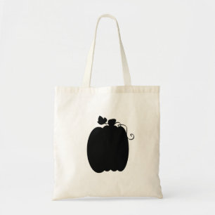 Black Pumpkin Trick or treat Canvas tas