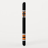 Black Pumpkn Oranje Team Jersey Custom Number Name Case-Mate iPhone Case (Achterkant/rechts)