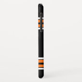 Black Pumpkn Oranje Team Jersey Custom Number Name Case-Mate iPhone Case (Achterkant/links)