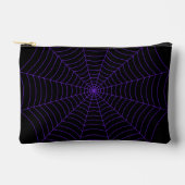 Black purple spider web Halloween pattern Etui (Voorkant)