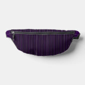 Black & Purple Stripe 2-Sided Print  Heuptasje (Liggend)
