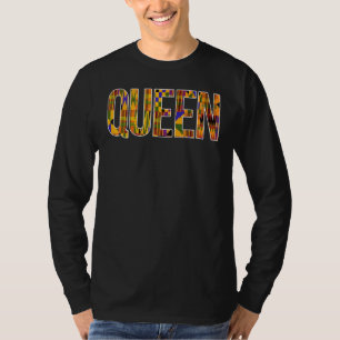 Black Queen African American Design for Women T-shirt