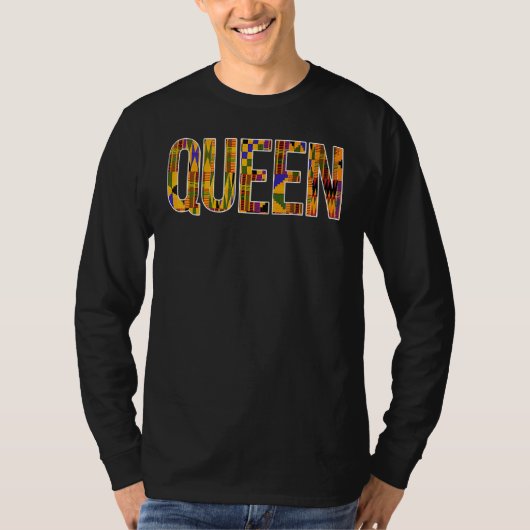 Black Queen African American Design for Women T-shirt (Voorkant)