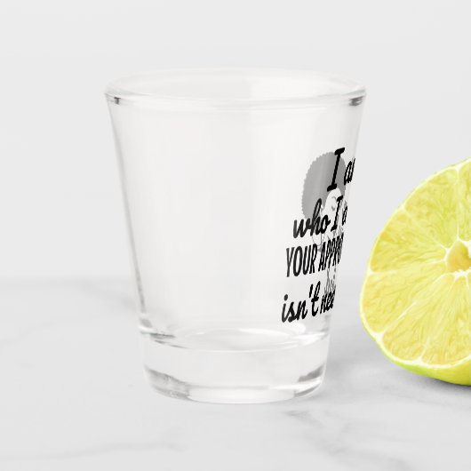 Black Queen Afro African American Shot Glas (Links)