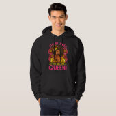 Black Queen Afro Flower She Believed Melanin Diva  Hoodie (Voorkant volledig)