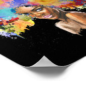 Black Queen Afro Melanin Art African American Poster (Hoek)