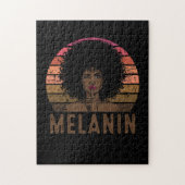 Black Queen Afro Melanin Legpuzzel (Verticaal)