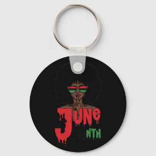 Black Queen Afro Unapologetisch Dope Melanin Sleutelhanger