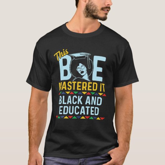 Black Queen Afstuderen Bae Masters Afstuderen T-shirt (Voorkant)