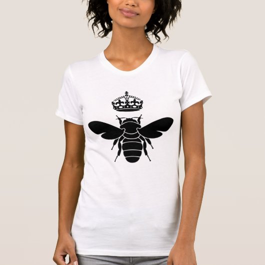 Black Queen Bee Logo... Ben je een koningin? T-shirt (Voorkant)