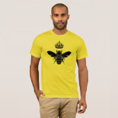 Black Queen Bee Logo... Ben je een koningin? T-shirt (Voorkant volledig)