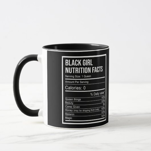 Black Queen Black Girls Nutrition Facts Friends Mok (Links)
