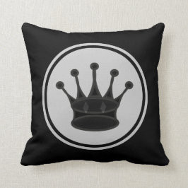 Black Queen Chess Piece Kussen