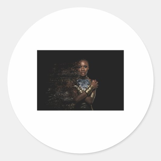 Black Queen Dispersion Sticker (Voorkant)