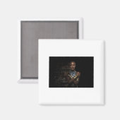 Black Queen Dispersion Sticker Magneet (Voorkant / Achterkant)