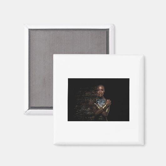 Black Queen Dispersion Sticker Magneet (Voorkant / Achterkant)