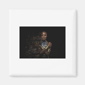 Black Queen Dispersion Sticker Magneet (Voorkant)