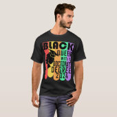 Black Queen Doctorate Degree PhD Afstuderen 2024 T-shirt (Voorkant volledig)
