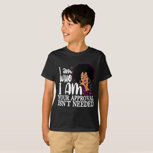 Black Queen Gifts Curly Natural Afro African Ameri T-shirt (Voorkant volledig)