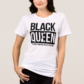 Black Queen: het krachtigste stuk in het spel Tri-Blend Shirt