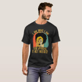 Black Queen Lady Curly Natural Afro African Americ T-shirt (Voorkant volledig)