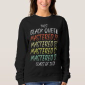 Black Queen Masters Afstuderen 30 Trui (Voorkant)