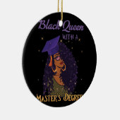 Black Queen Masters Degree Afstuderen Keramisch Ornament (Rechts)